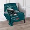 NFL Philadelphia Eagles 2025 Super Bowl LIX Multi Champ Powerhouse Woven Tapestry Throw Blanket 48X60 Inches